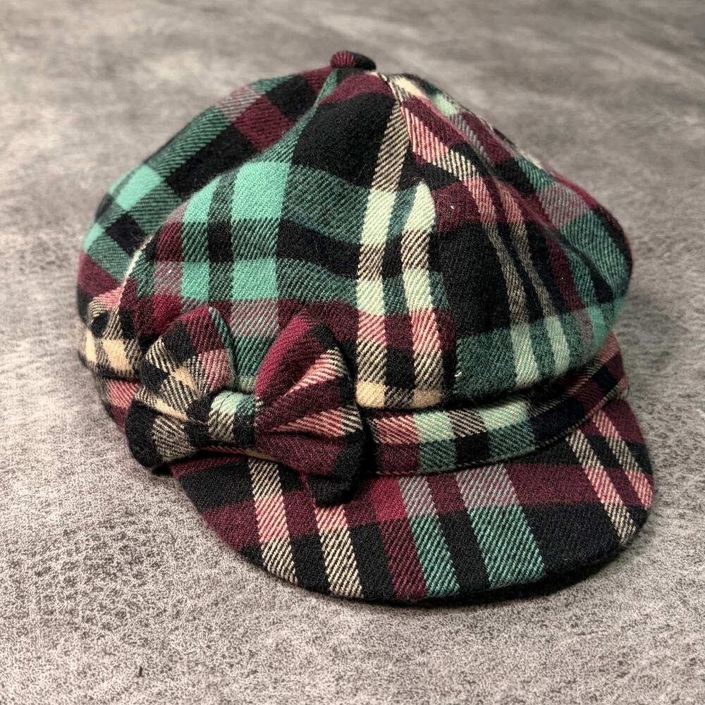 Plaid D&Y Vintage Newsboy Cap